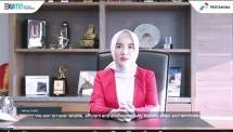 Nicke Widyawati, CEO PT Pertamina (Persero) di Paviliun Indonesia pada Dubai Expo