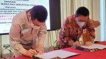 Penandatanganan kerja sama antara Kemenperin dengan PT IWIP