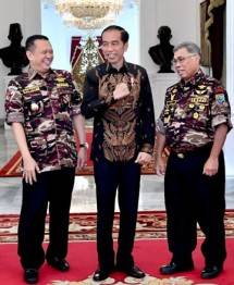Ketua MPR Bamsoet, Presiden Jokowi dan Ponco Sutowo