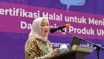 Direktur Informasi dan Komunikasi Perekonomian dan Maritim Kominfo RI, Septriana Tangkary mengatakan, saat ini sertifikasi halal produk UMKM menjadi sangat penting 