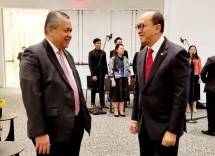 Dubes Rosan dan Gubernur BI Perry Warjiyo Hadiri Pengukuhan Bos BI Cabang New York