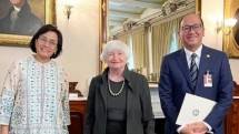 Dubes Rosan Bagikan Momen Pertemuan Menkeu Sri Mulyani dan Menkeu AS Janet Yellen 