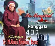 Biarawati Sr M Alxa Yonsion Bsmc Terpanggil Ciptakan Lagu Tragedi Kapal Selam Manggala 402