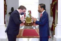 Presiden Jokowi dan Menteri Luar Negeri Serbia Nikola Selakovic 