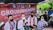 Pelaksanaan Acara Peresmian Pembangunan PLTS Universitas Negeri Manado
