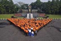 500 Instruktur Ling Tien Kung Latihan Bersama di Sarang Petarung Marinir