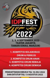 Indonesia Drum dan Perkusi Festival (IDPFEST ) 2022 