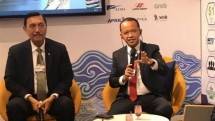 Menko Luhut Binsar Pandjaitan bersama Menteri Investasi/Kepala BKPM Bahlil Lahadalia