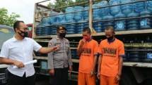 Polisi bekuk pengoplos Air Galon 