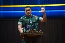 Irkormar Brigjen TNI (Mar) Cecep Ruhiyat Hadiri Taklimat Awal Audit Kinerja Itjen TNI Periode III Th 2022