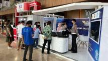 Booth SIGNAL di Prefunction Hall 10, Indonesia Convention Exhibition (ICE) BSD City