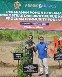 Pupuk Kaltim Salurkan Sarana Pendukung ke Kostrad