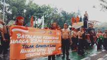 Aksi Demo Buruh Jakarta