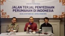 Ketua Umum Konsorsium Nasional Perumahan Rakyat (Kornas-Pera) Muhammad Joni beserta Pengamat Perumahan Anton Sitorus saat diskusi bersama Forwapera