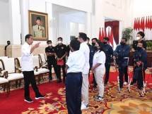 Presiden Jokowi Senang atas Prestasi Timnas Sepak Bola Amputasi Lolos ke Piala Dunia