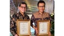 Direktur PT Tunas Inti Abadi Dadik Kiswanto, Kepala Teknik Tambang PT Tunas inti Abadi Irfan Tri Yunanto