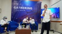Dirut Utama PT Kimia Farma David Utama paparkan produksi Bahan Baku Obat bersama anak usahanya.