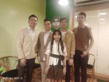 Arsha Composer No 2 dari kanan bersama 4 penyanyi orbitannya. (Foto By. IST Tebe)