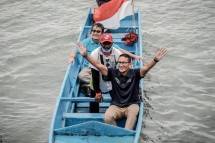 Menparekraf Sandiaga Salahuddin Uno saat mengunjungi Desa Wisata Ugar yang masuk dalam ADWI 2022 di Kabupaten Fakfak, Papua Barat.