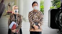 Menkes Budi Gunadi Sadikin dan Kepala BPOM Penny K. Lukito 