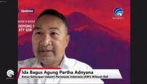 Ketua Gabungan Industri Pariwisata Indonesia (GIPI) Bali Ida Bagus Agung Partha Adnyana dalam jumpa pers #G20updates bertajuk Gotong Royong Sektor Privat yang berlangsung secara daring, Jumat (28/10/2022). 