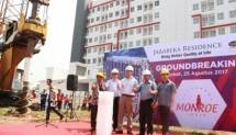 PT Graha Buana Cikarang meresmikan pembangunan Monroe Tower Tahap Kedua, Jumat (25/8/2017)