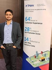 Soham Chokshi, CEO dan Co-Founder dari perusahaan penyedia solusi logistik berbasis analitik, Shipsy
