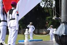 Kepala Dinas Pemeliharaan Material Korps Marinir (Kadisharmat Kormar) Kolonel Marinir Supriyadi