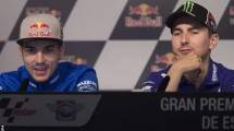 Maverick Vinales (Kiri) dan Jorge Lorenzo