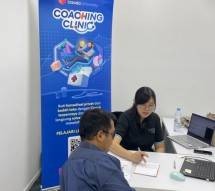 Pelatihan Penjual Lazada di acara Coaching Clinic Lazada.