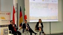 Staf Ahli Menteri Perindustrian Bidang Iklim Usaha dan Investasi Andi Rizaldi yang hadir pada forum bisnis tersebut di Dusseldorf, Jerman