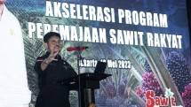Mentan SYL di acara peremajaan sawit rakyat