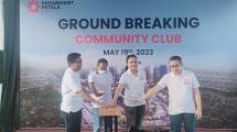 Ceremony groundbreaking Community Club Paramount Petals 