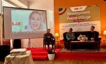 Pengembangan Desa Damai di daerah Banyuwangi, Jawa Timur dihadiri Duta Besar Jepang.