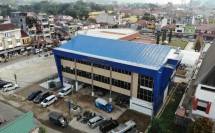 Gedung perpustakaan Kabupaten Toraja Utara, Sulawesi Selatan yang hari ini diresmikan Kepala Perpusnas.