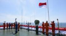 PIS gelar upacara bendera di atas kapal Abherka