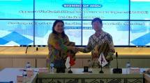 Penandatanganan kerja sama antara Kemenperin dengan Krakatau Posco 