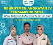 Dibuka kesempatan Menjadi Pendamping Desa YBM PLN Angkatan IV