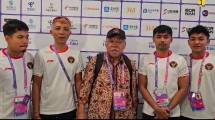 Menteri Basuki bersama atlet cabor menembak