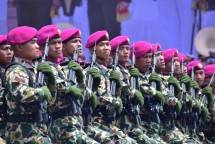 Dankormar Bersama Panglima TNI dan KASAL Tijau Gladi Bersih HUT TNI Ke 78