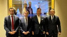 Menperin Agus Gumiwang Kartasasmita seusai bertemu dengan pimpinan Thales Group di Prancis