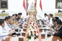 Pembahasan capaian Proyek Strategis Nasional (PSN) dalam rapat terbatas yang dipimpin Presiden Joko Widodo (Jokowi), pada Kamis 5 Oktober 2023 /Marawatalk/Setpres 