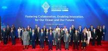 Presiden Jokowi pada acara Konferensi Tingkat Tinggi (KTT) Archipelagic and Island States (AIS)
