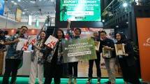 Ceremony kesuksesan capaian ekspor yang dicapai ExportHub.id dan Agree di ajang Trade Expo Indonesia 2023