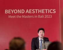 DongHwan Lee, Kepala Divisi Bisnis Global CGBio, memberikan pidato sambutan di 'Meet the Master in Bali 2023'