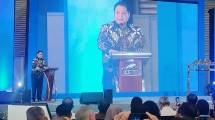 Menteri Koordinator Bidang Perekonomian, Airlangga Hartarto saat membuka gelaran IBF 2023 (Foto: Ridwan/Industry.co.id)