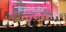 IFG Menandatangani MoU Kerja Sama Pengelolaan Dana Investasi Bersama dengan 10 BUMN Pendiri Dana Pensiun