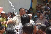 Menhan Prabowo Subiabto Resmikan 12 Sumber Titik Air di Pamekasan Madura, Jawa Timur 