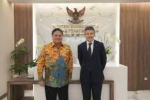 Menko Airlangga Terima Kunjungan Dubes Baru Uni Eropa