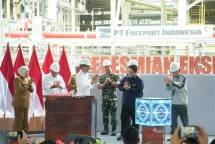 Menteri Badan Usaha Milik Negara (BUMN) Erick Thohir mengatakan peresmian smelter PT Freeport di Gresik, Jawa Timur